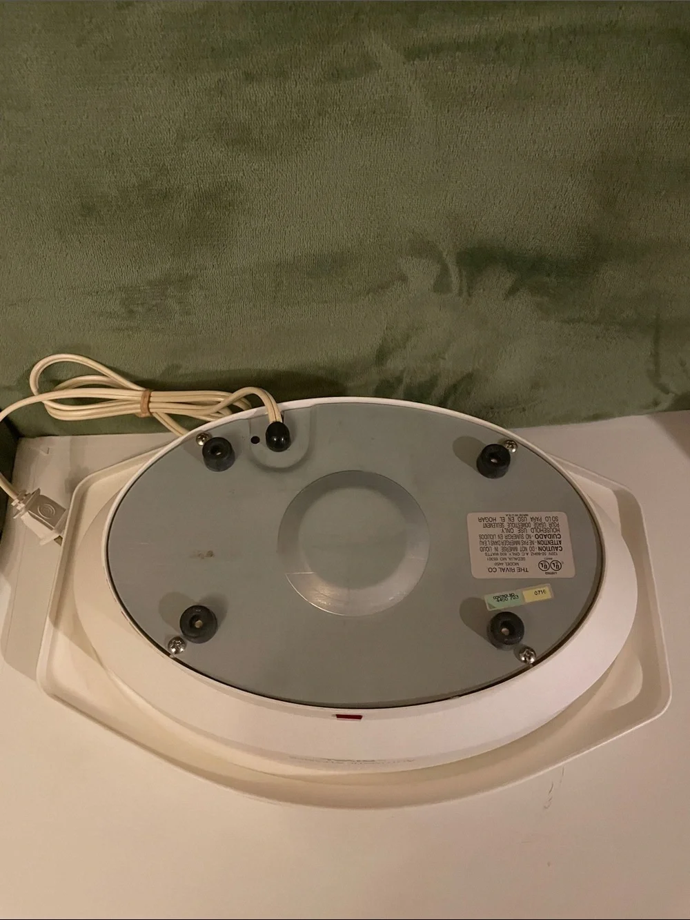 Rival White Automatic Steamer with Rice Bowl & Steamer Basket